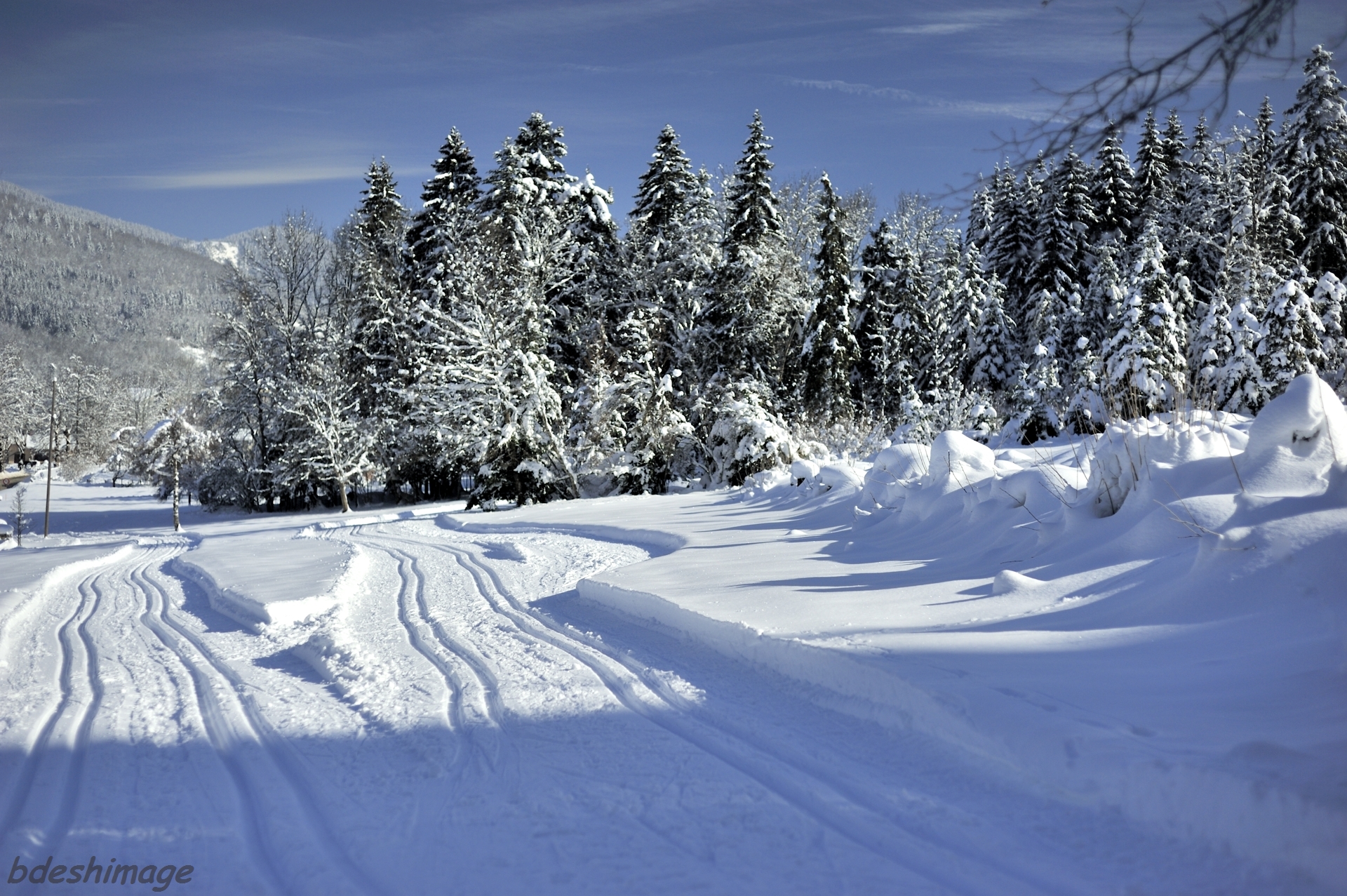 Piste de ski alternatif au Bourget en Huile