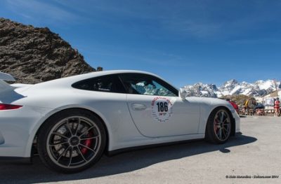 Porsche du Savoiecup au Bourget en Huile